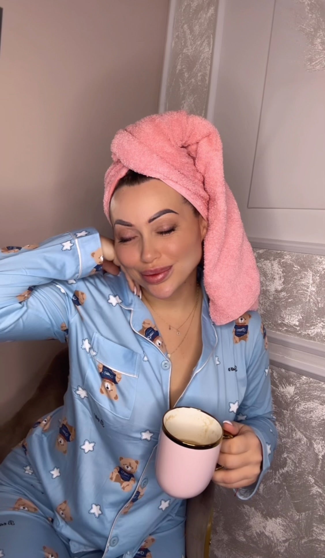 Teddy bab blue pidžama