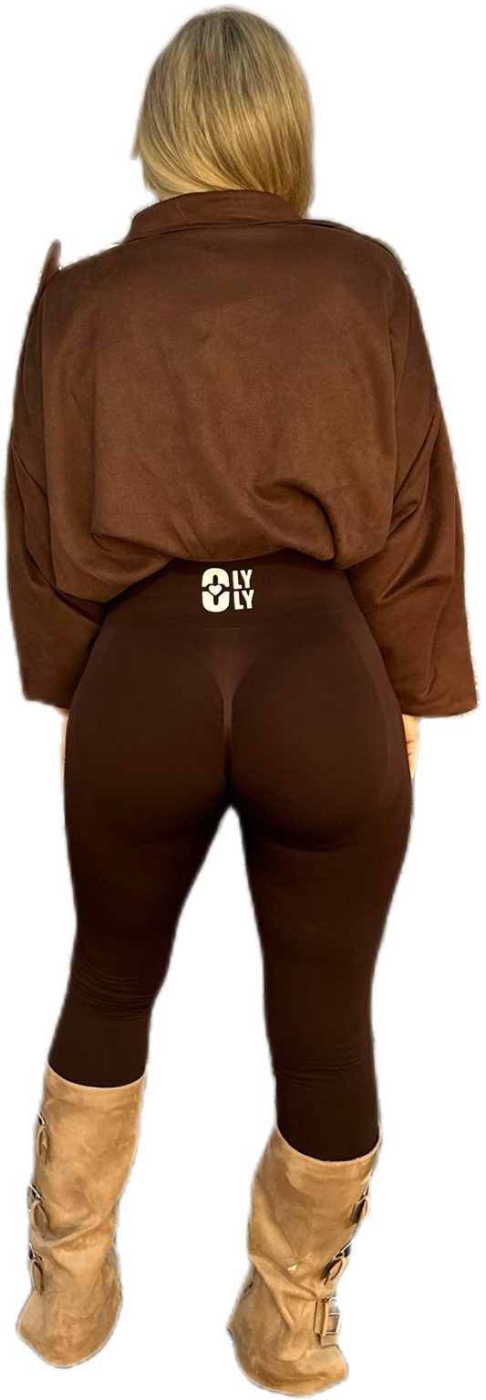 Oly push up tajice smeđe